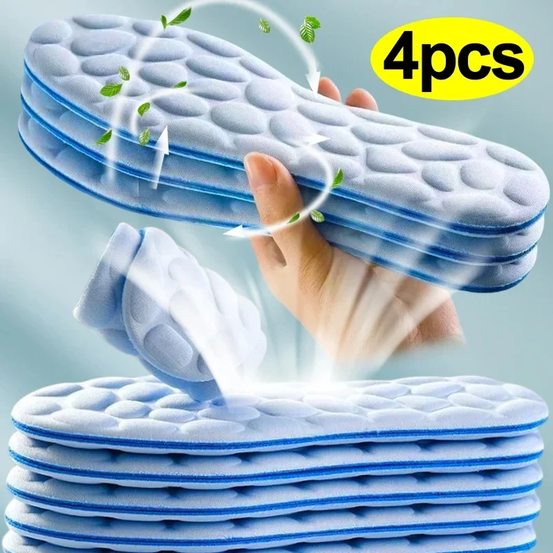 Running Z - 2/4pcs Soft Massage Memory Foam Insoles