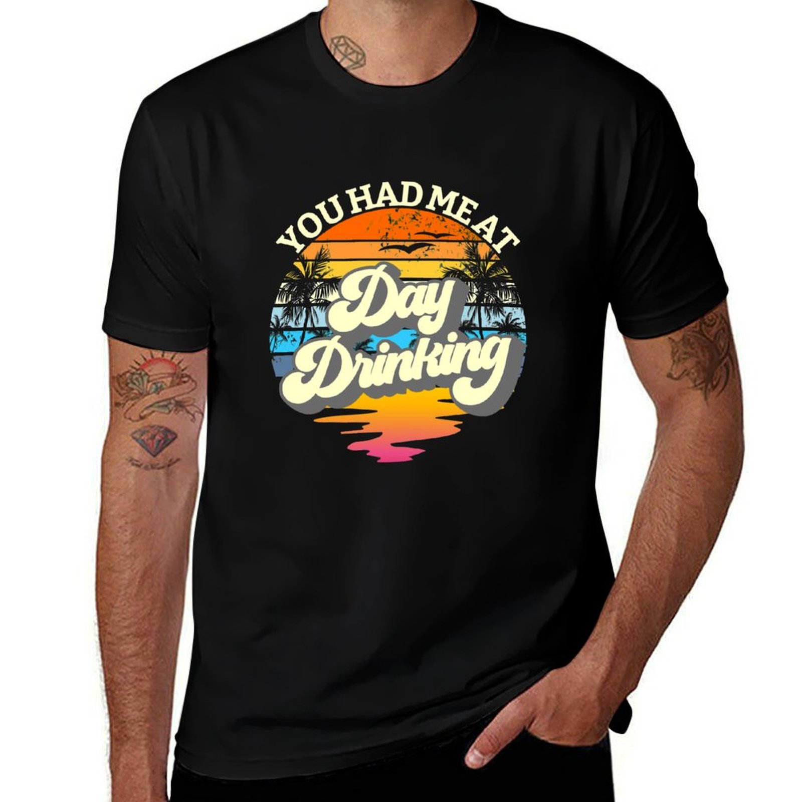 You Had Me At Day Drinking Ret - Running Gear Retro review and price