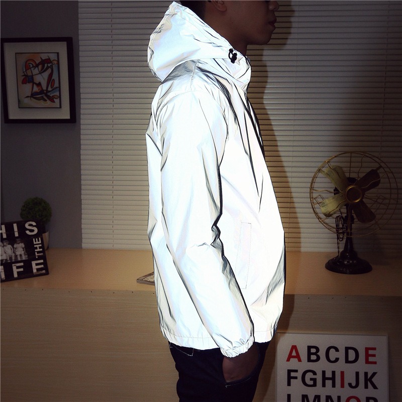 LED Light Up Windbreaker Coupl - Reflective Running Jacket review and price
