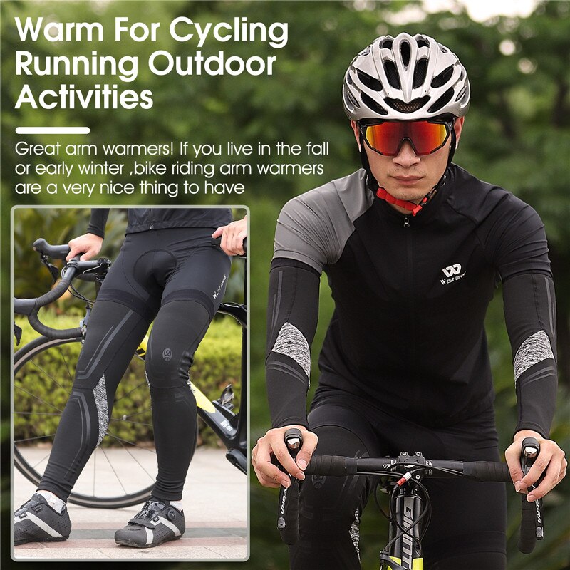 WEST BIKING Warm Leg Sleeves R - Running Gear Autumn review and price