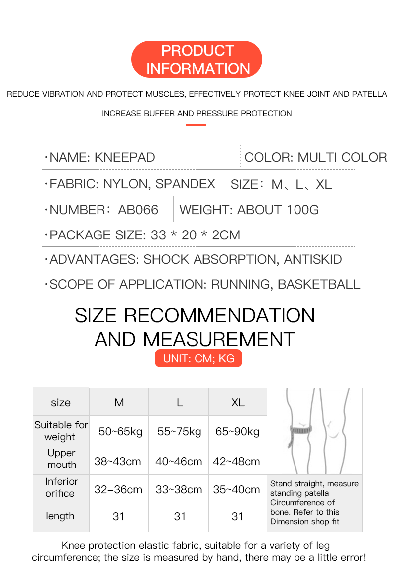  Elastic Silicone Knee Brace N - Running Gear Usa review and price