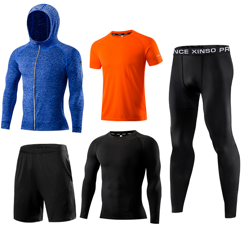 5-Piece Men's Fitness Clothes  - Running Gear Autumn review and price