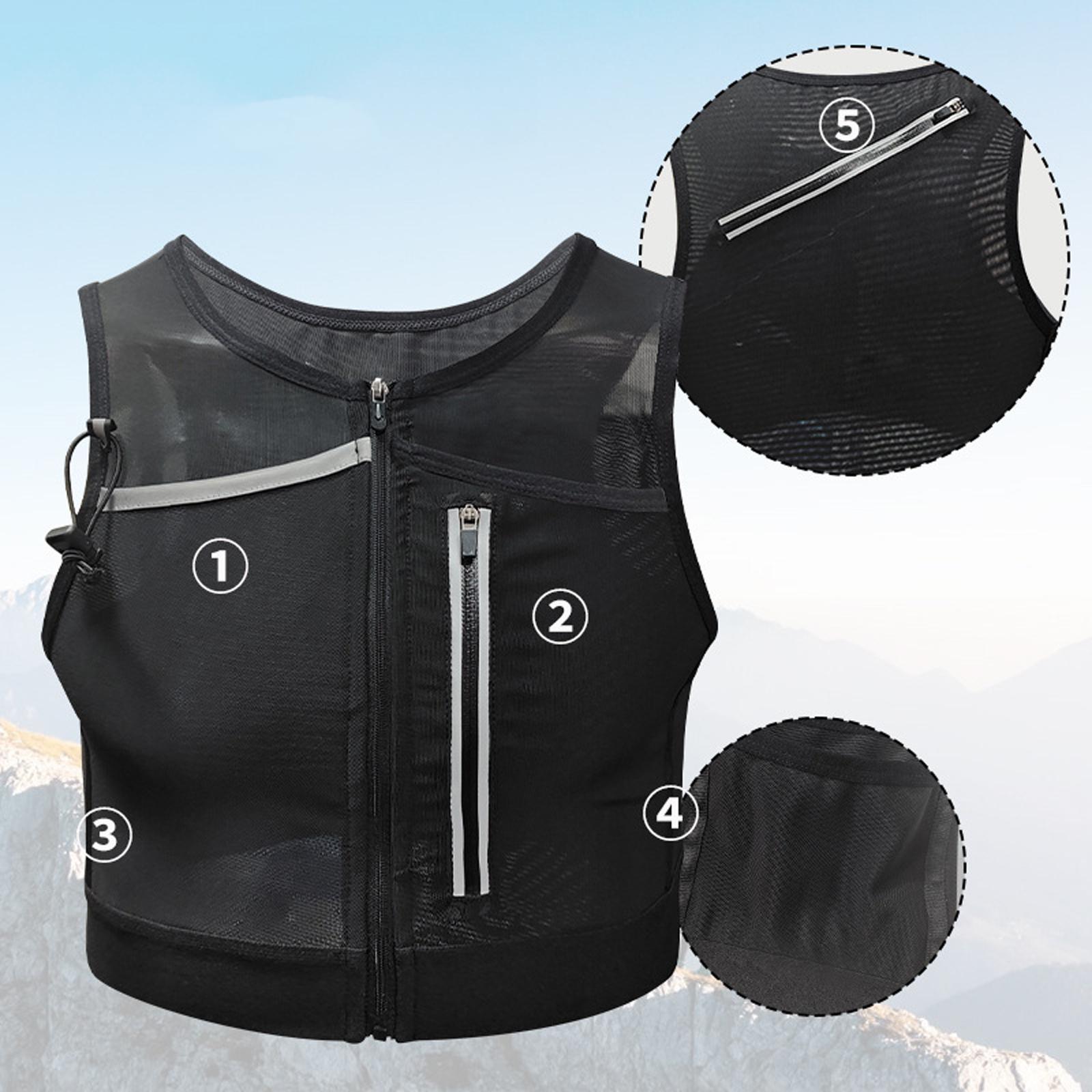 Running Vest Bag Chest Pack Re - Reflective Running Jacket review and price