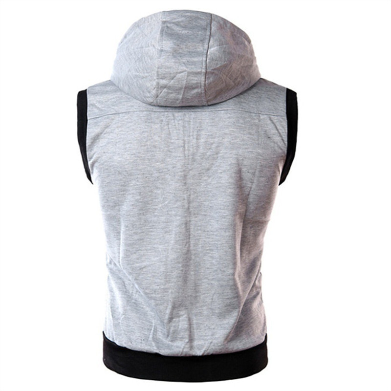 New Men's Hooded Sleeveless Ve - Reflective Running Jacket review and price