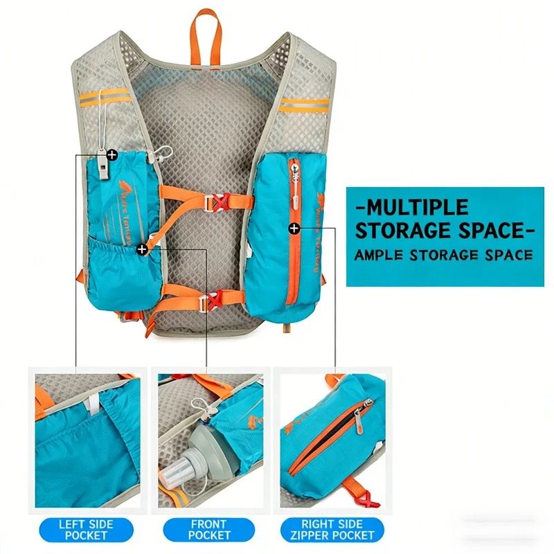 Running Vest Backpack Marathon - Reflective Running Jacket review and price