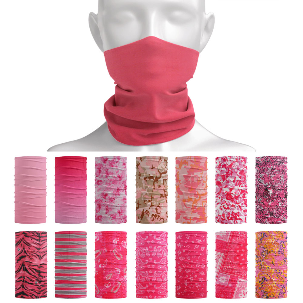 Pink Seamless Outdoor Bandana  - Running Gear Autumn review and price