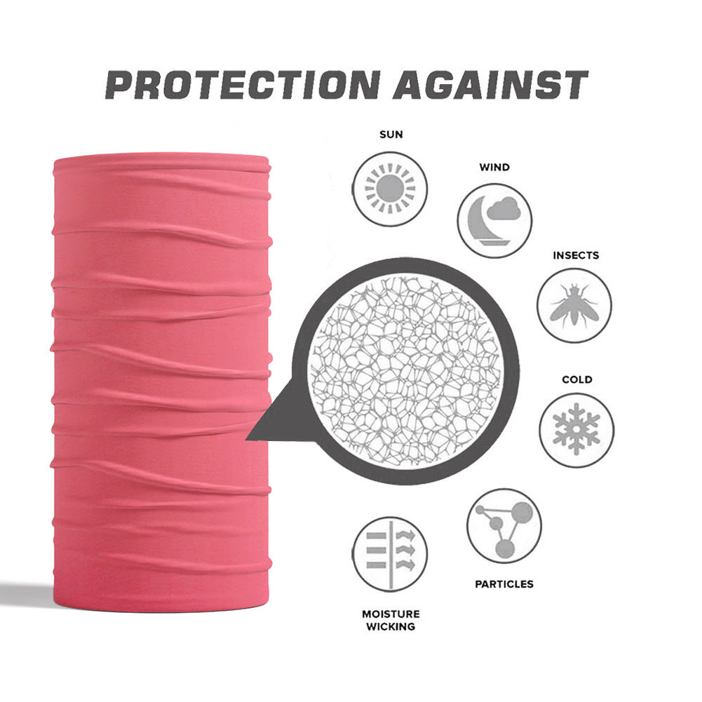 Pink Seamless Outdoor Bandana  - Running Gear Autumn review and price