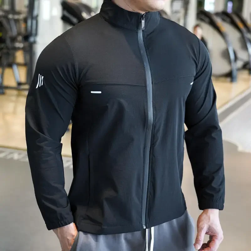 Ice Silk Thin Shirts Tops Spor - Reflective Running Jacket review and price