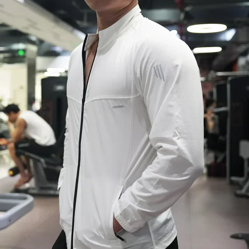 Ice Silk Thin Shirts Tops Spor - Reflective Running Jacket review and price