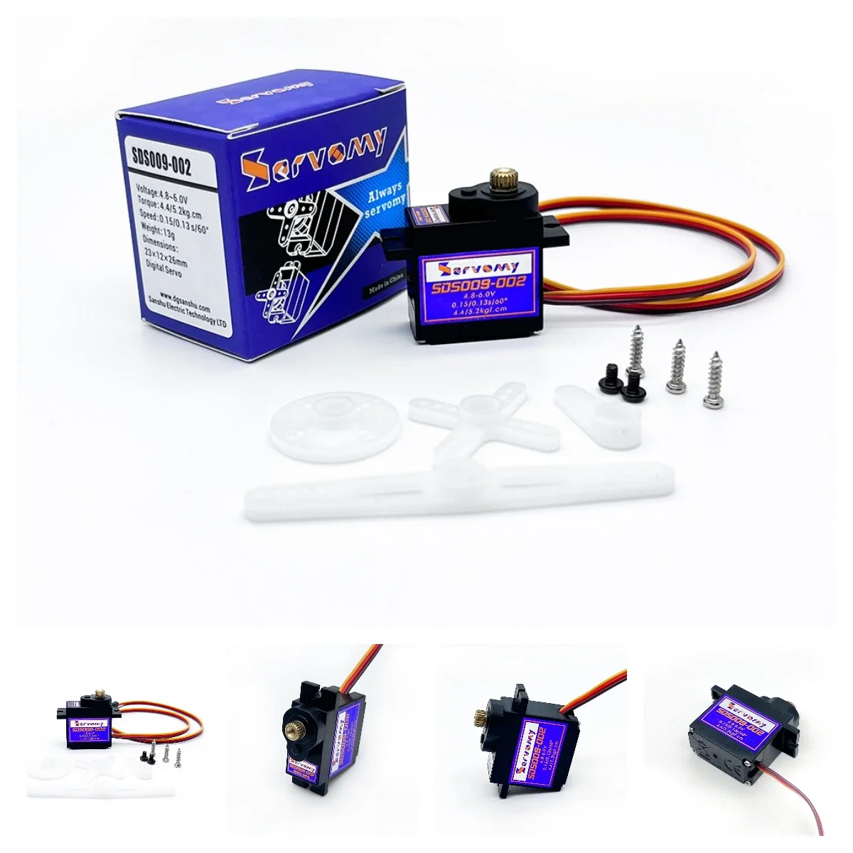 4pcs Servomy SDS009-02 9g Serv - Running Gear Car review and price