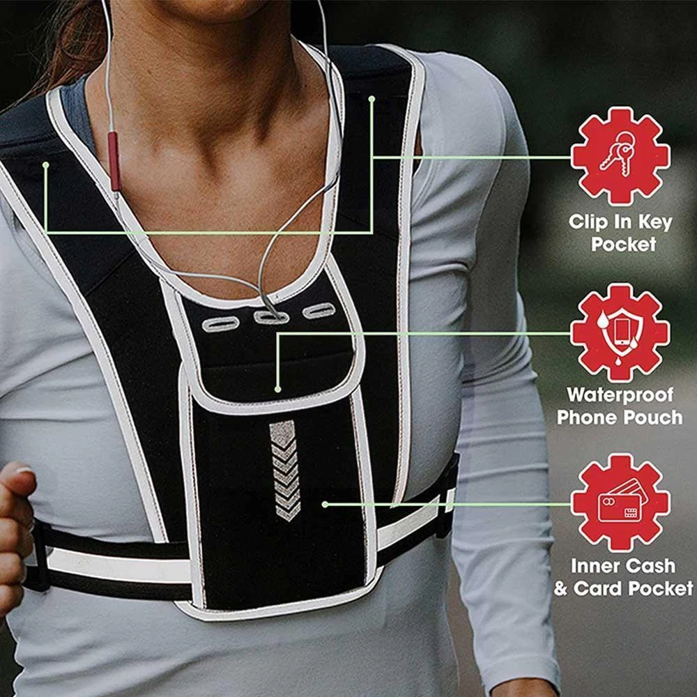 Running Vest Phone Holder for  - Reflective Running Jacket review and price