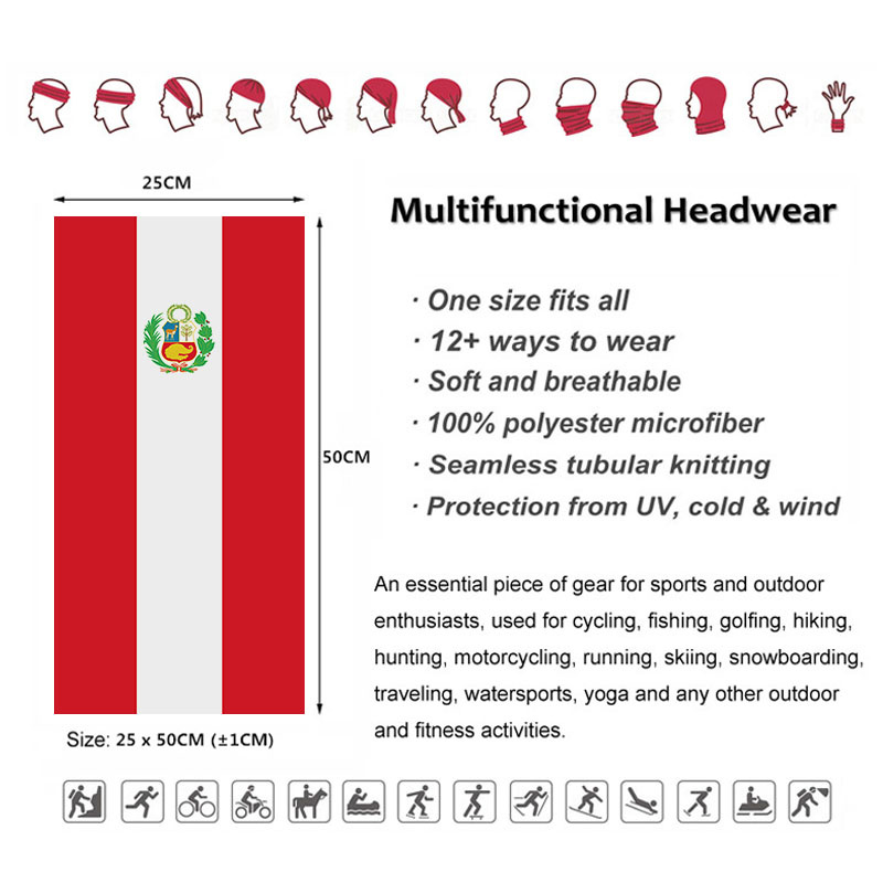 Brand New  Peruvian Flag Patte - Running Gear Autumn review and price