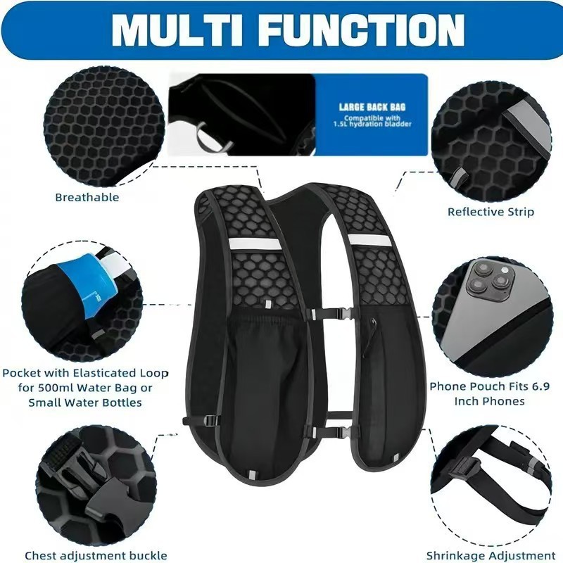 Hydration Backpack Vest for Ru - Running Gear Autumn review and price