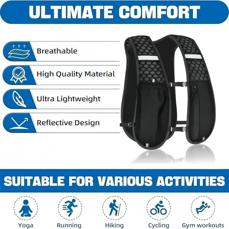 Hydration Backpack Vest for Ru - Running Gear Autumn review and price