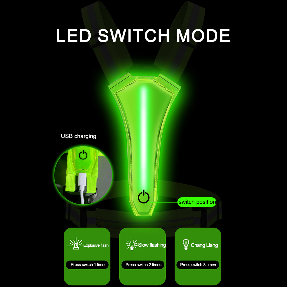 LED Reflective Vest Running Ge - Running Gear Autumn review and price